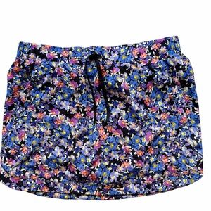 RBX Active Skirt Floral Attached Shorts Pockets Women’s Size XL